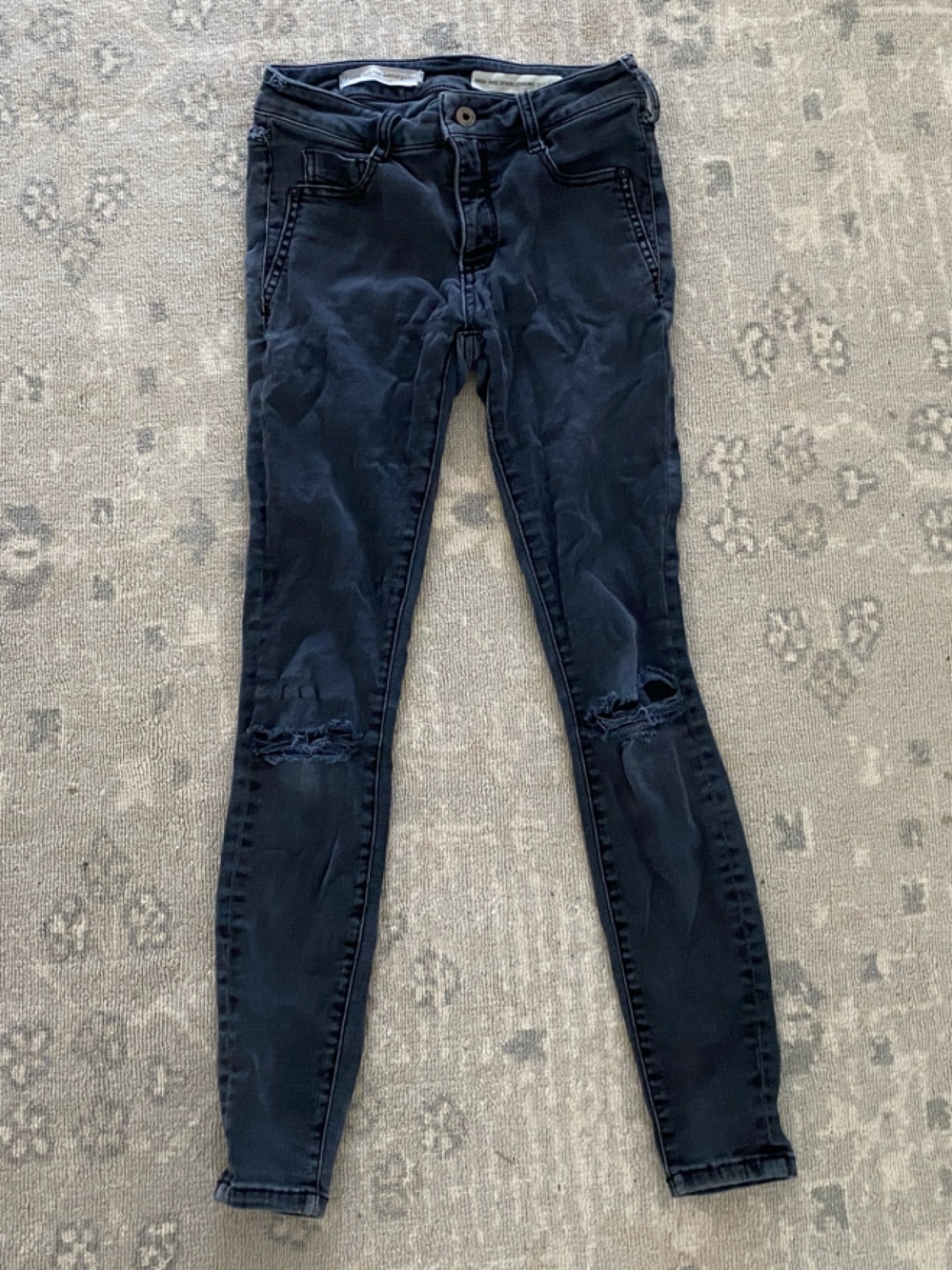 Pilcro high-rise denim leggings
